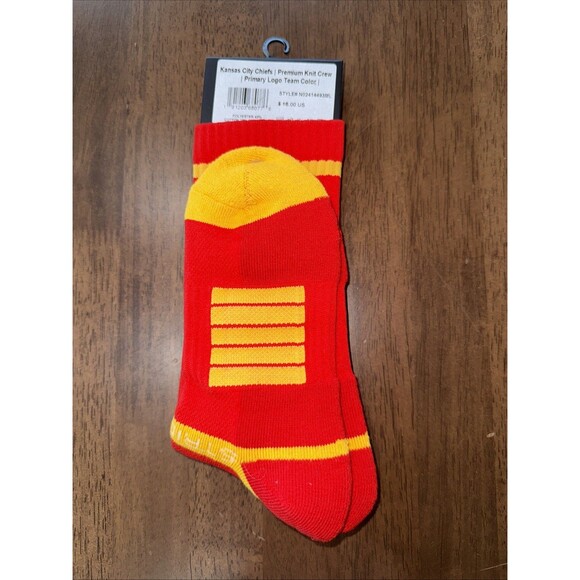 Strideline Kansas City Chiefs Socks Lot of 3 Pairs NFL Licensed Crew M/L New - Picture 10 of 10